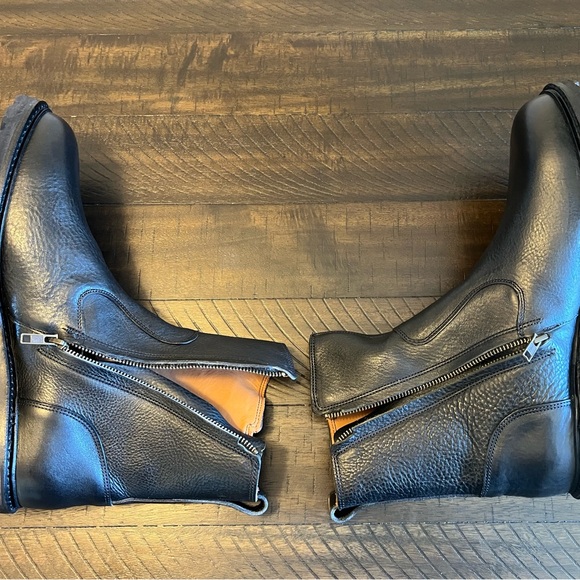 Allen Edmonds Discovery Chelsea Leather Moto Zip Up Boot Sz 10.5 (4927) $445 - Picture 14 of 15